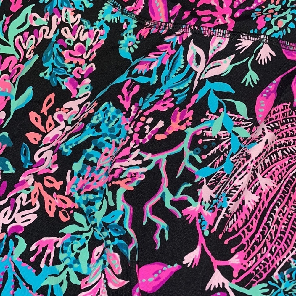 Lilly Pulitzer Luxletic Aila Skort Onyx Twilight Coral Color Size XS NWT - Picture 3 of 10